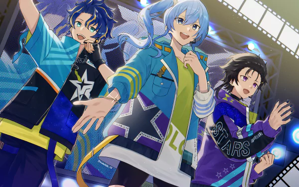 Kanade Izuru Hoshimachi Suisei Astel Leda Anime Virtual Youtuber HD Desktop Wallpaper | Background Image