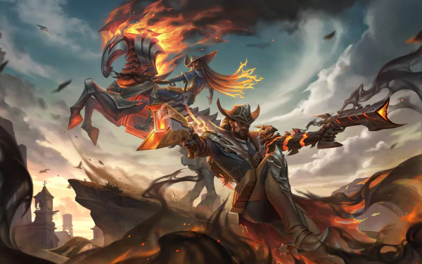  High Noon Lucian＆Senna by BlackVIII