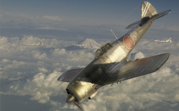 Military Nakajima Ki-84 Military Aircraft HD Wallpaper | Background Image