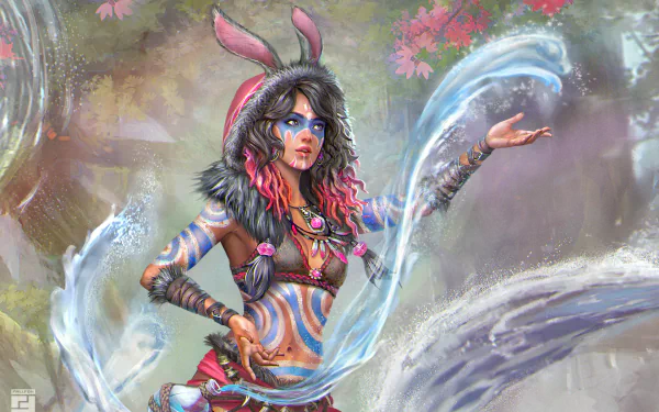  Black Rabbit water Spirit by Fall Fox