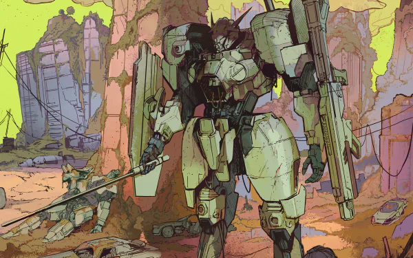 Sci Fi Mech HD Desktop Wallpaper | Background Image