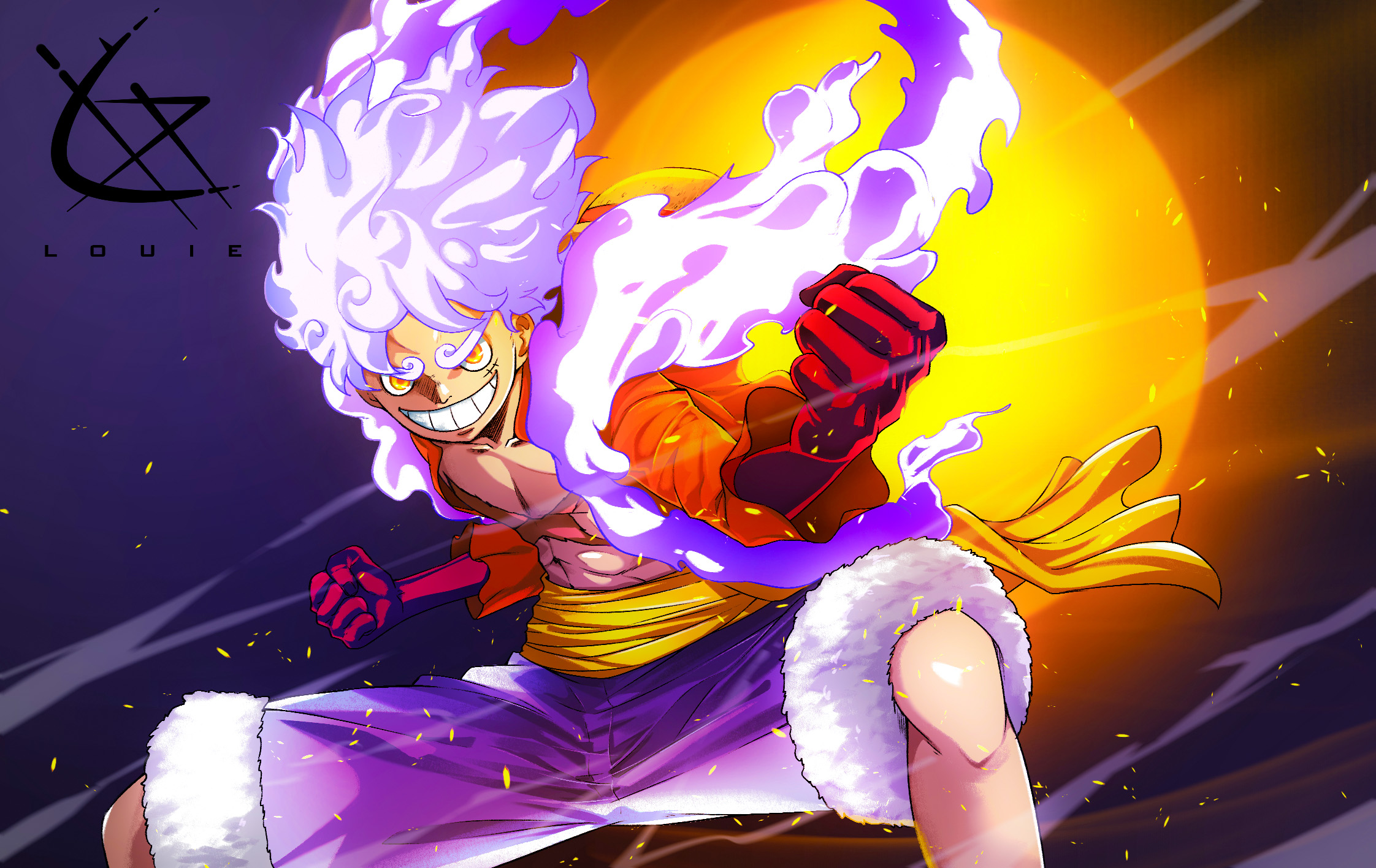 Luffy Gear 5 One Piece Live Wallpaper  MoeWalls