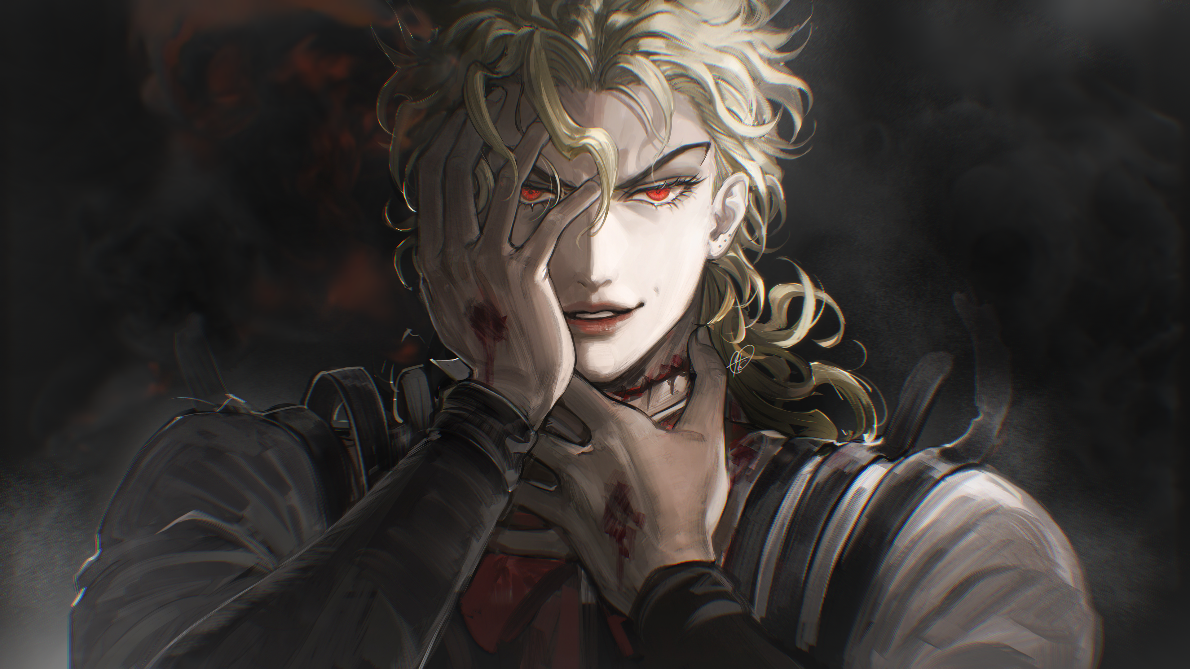 Portrait of Dio Brando from Jojo's Bizarre Adventure