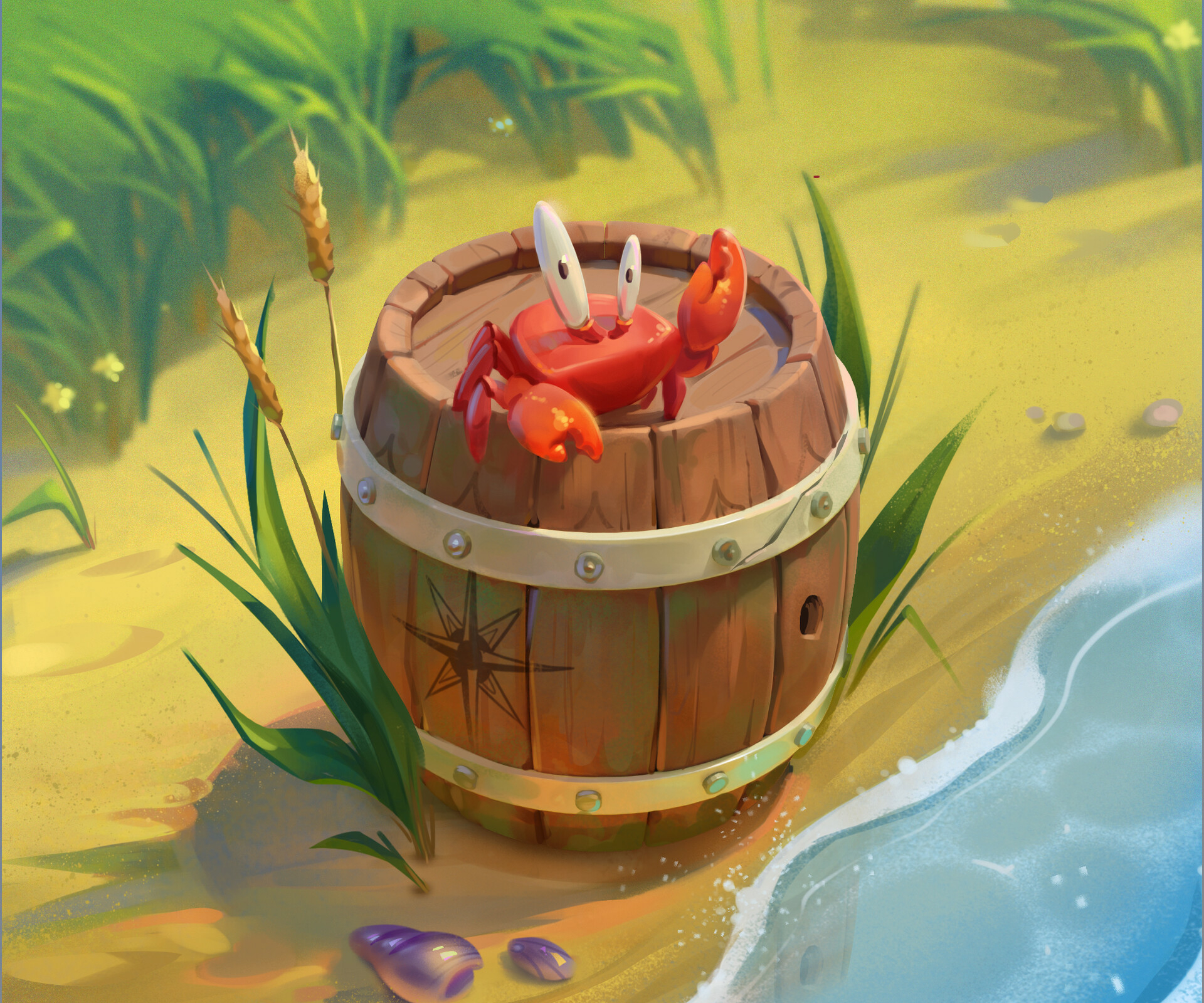 Crab`s Barrel by Alina Samsonenko