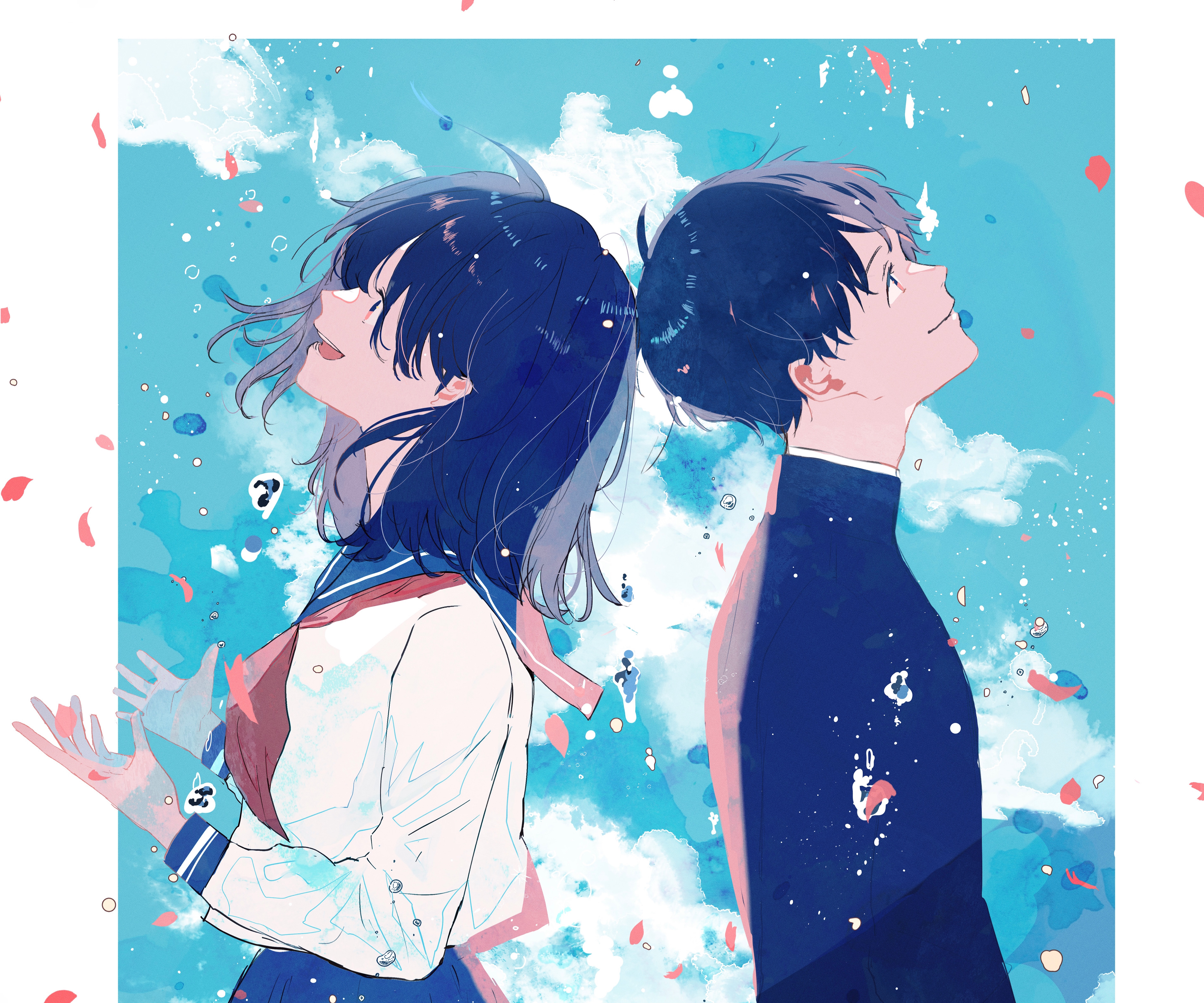 100+] Romantic Anime Couples Wallpapers | Wallpapers.com