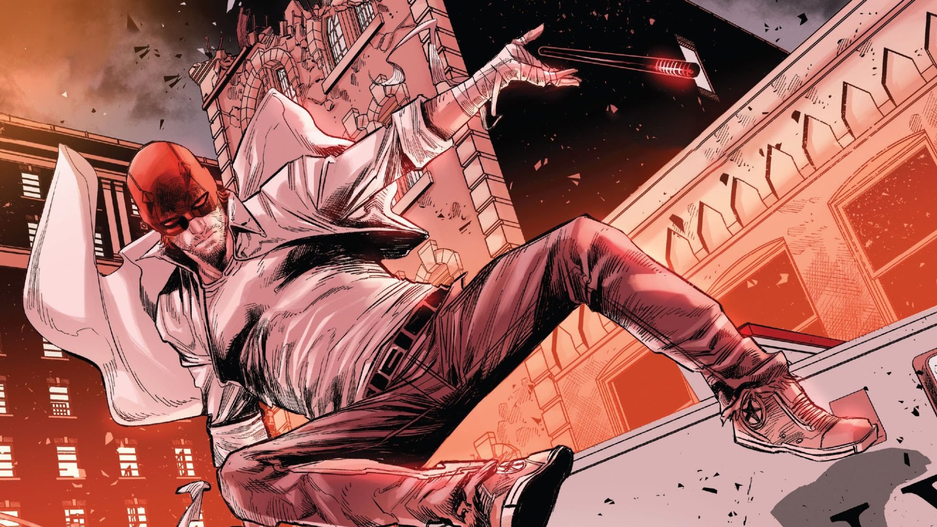 Download Comic Daredevil HD Wallpaper by Marco Checchetto