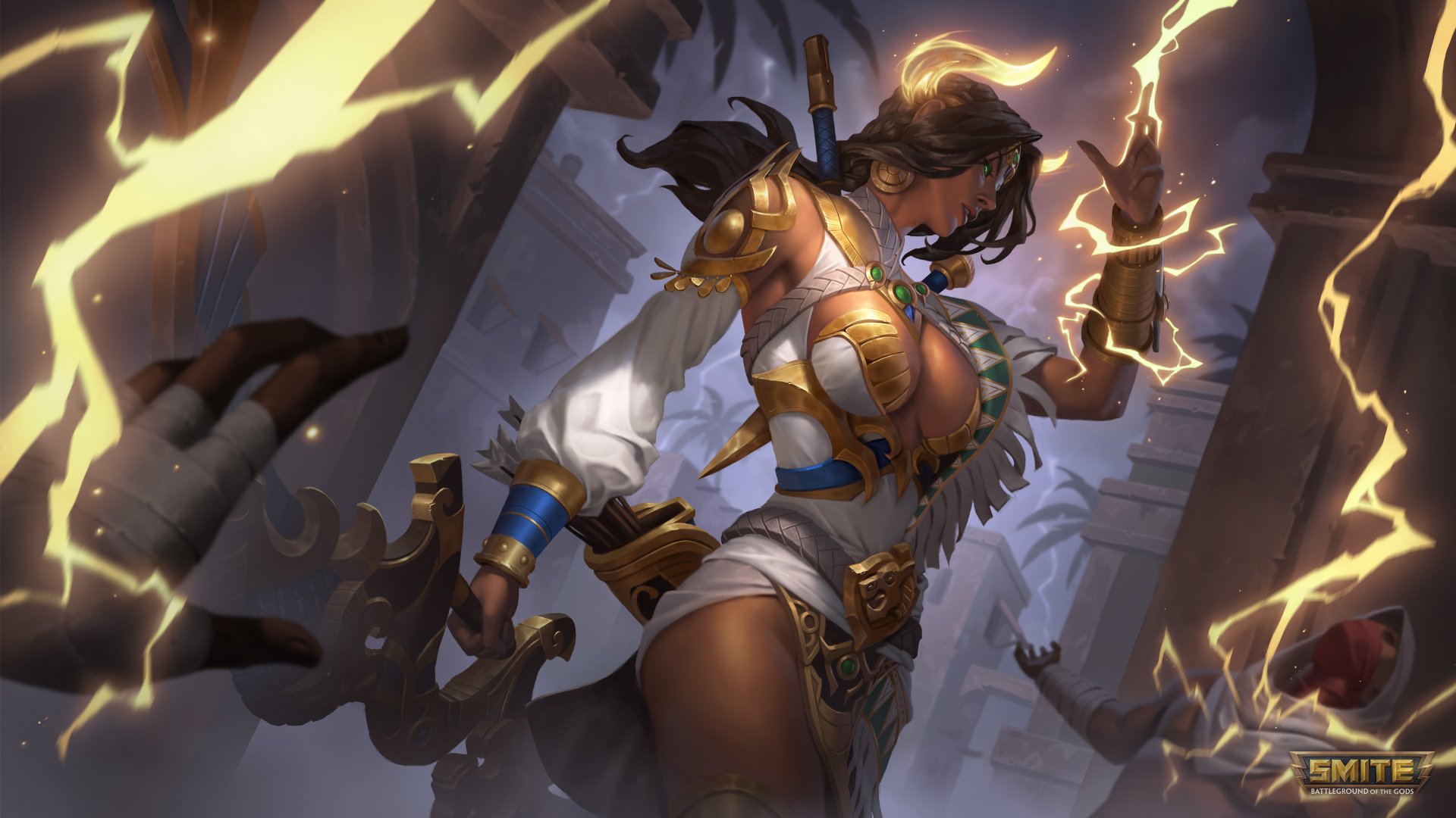 Download Ishtar (Smite) Video Game Smite 4k Ultra HD Wallpaper