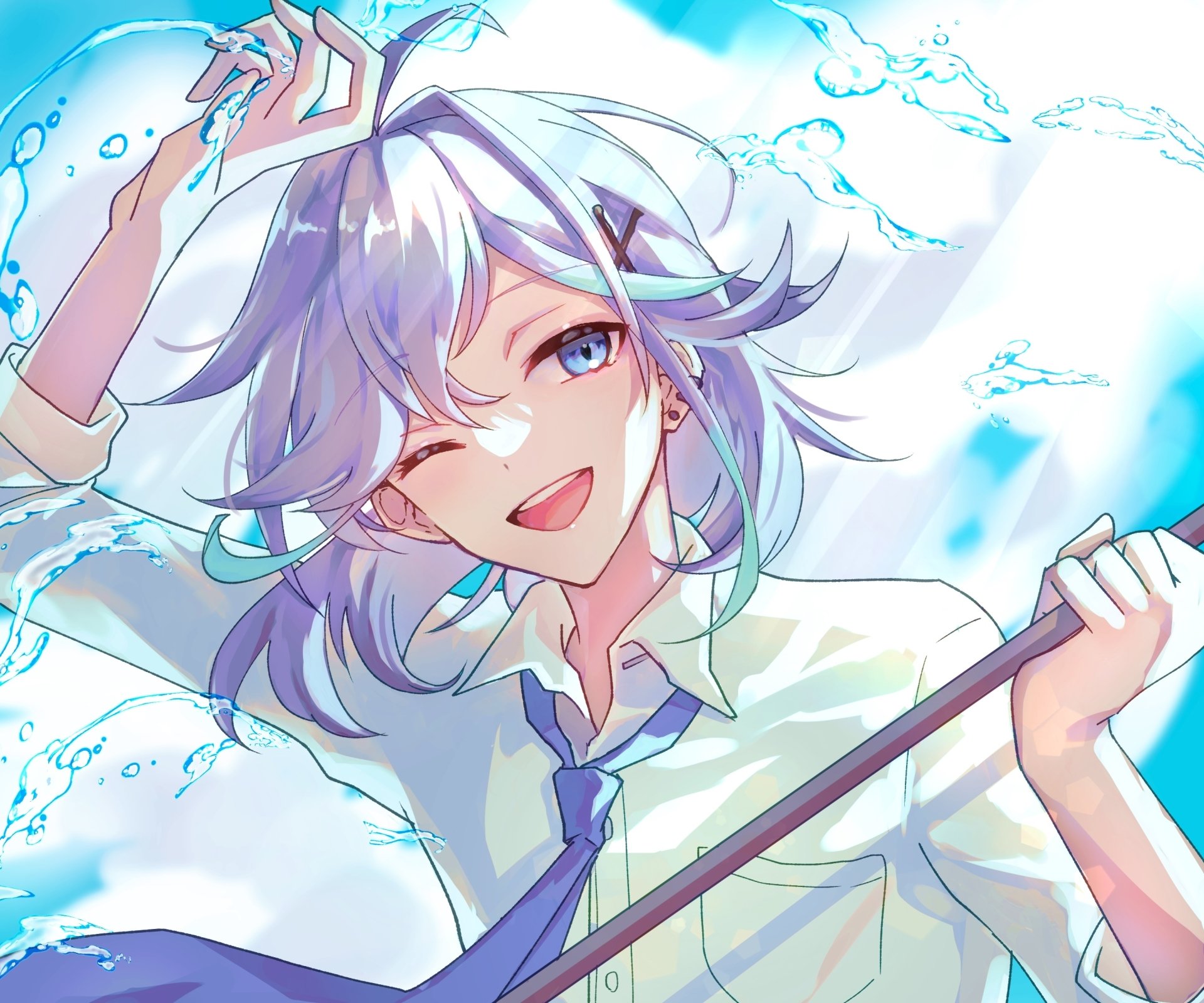 Download Holostars Minase Rio Anime Virtual Youtuber HD Wallpaper by 0 sakana san