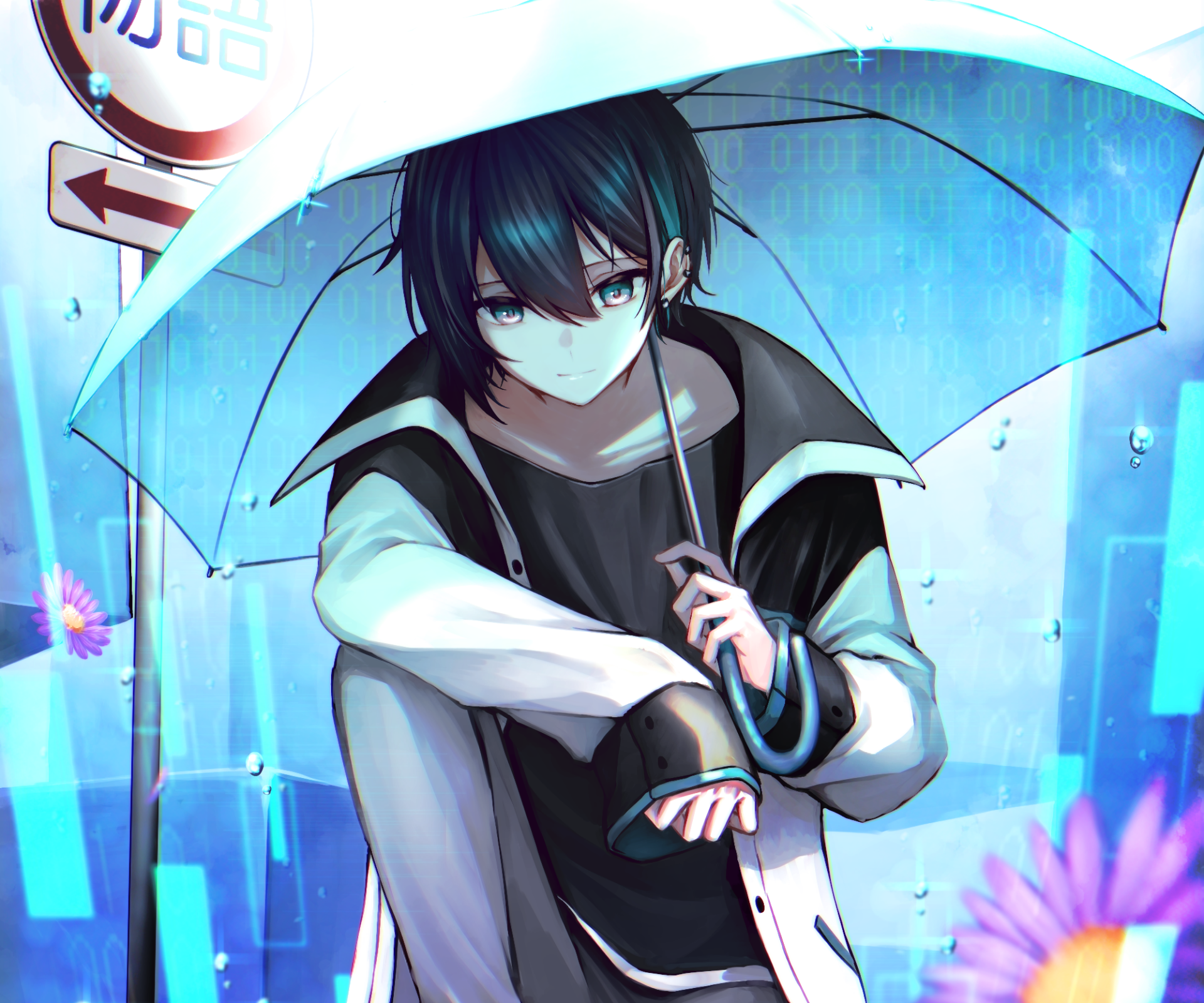 Download Nijisanji Mayuzumi Kai Anime Virtual Youtuber HD Wallpaper by kisasage hisagi