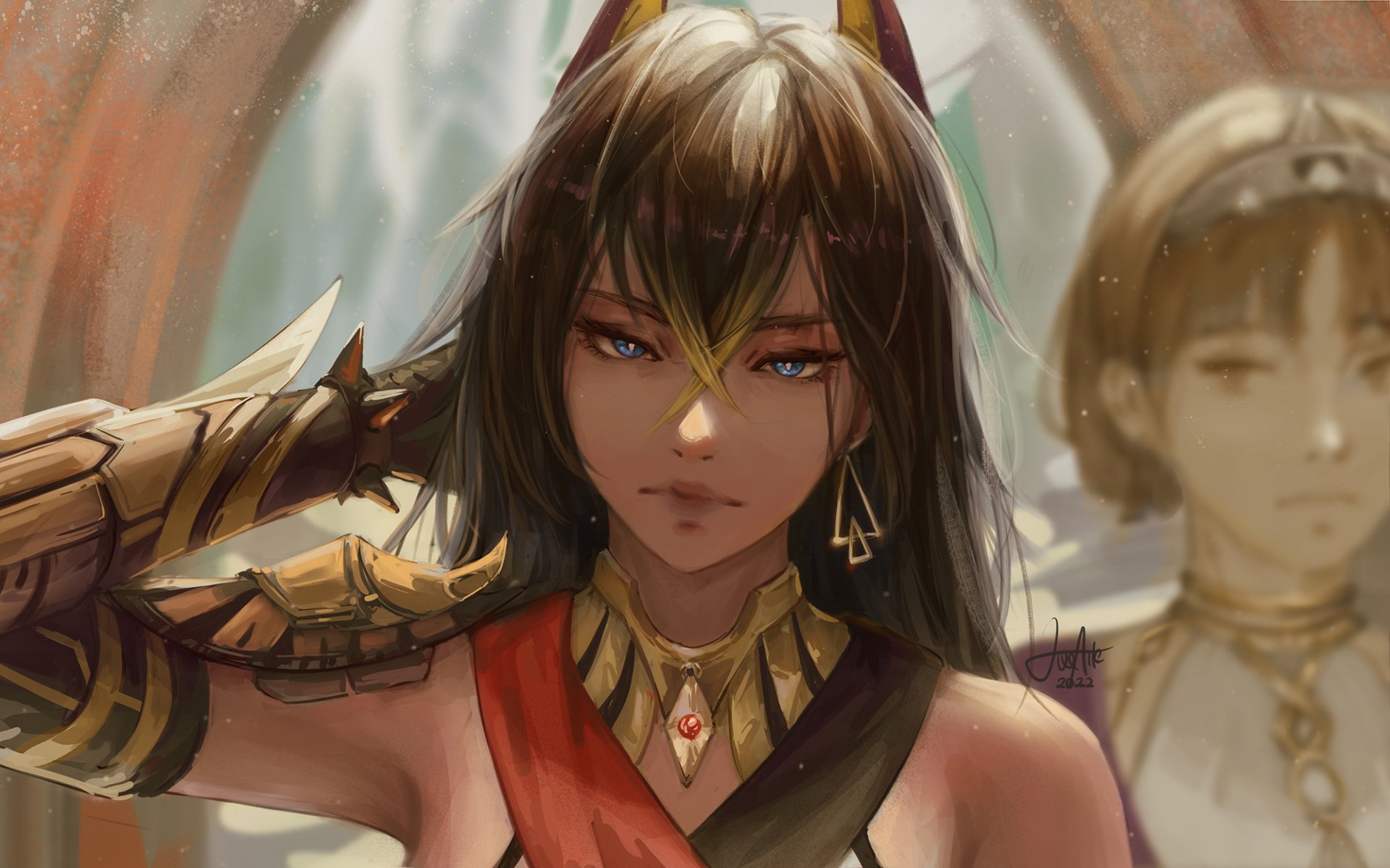 Download Dehya (Genshin Impact) Video Game Genshin Impact HD Wallpaper by Luxe