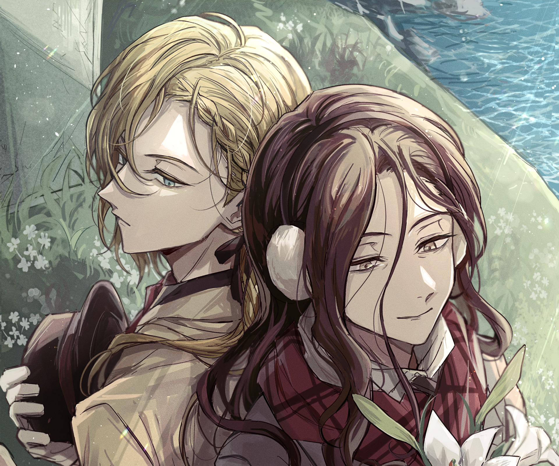 Download Arthur Rimbaud (Bungo Stray Dogs) Paul Verlaine (Bungo Stray Dogs) Anime Bungou Stray Dogs HD Wallpaper by Mochikuma