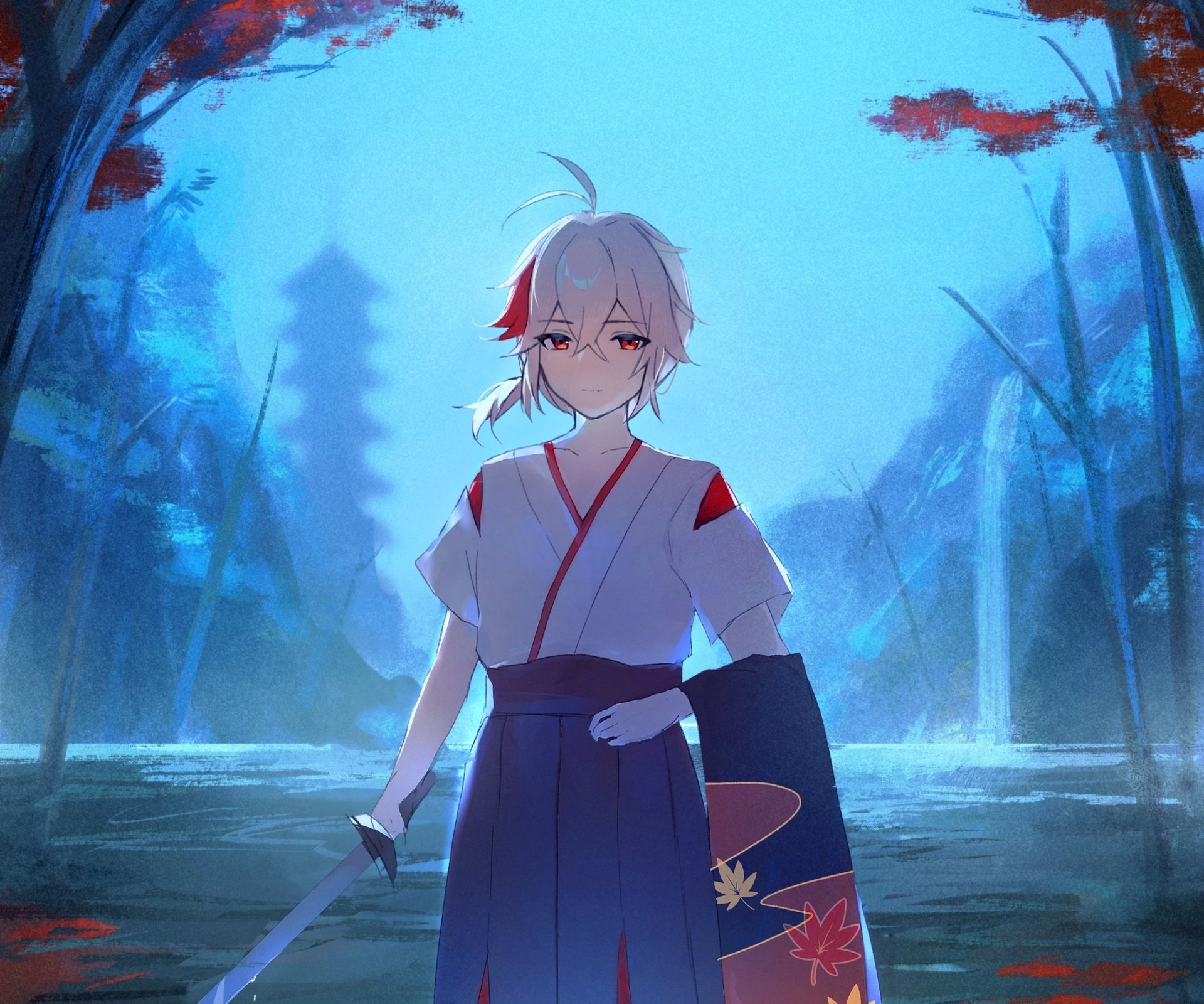 Download Kaedehara Kazuha (Genshin Impact) Video Game Genshin Impact HD Wallpaper by Aznasub