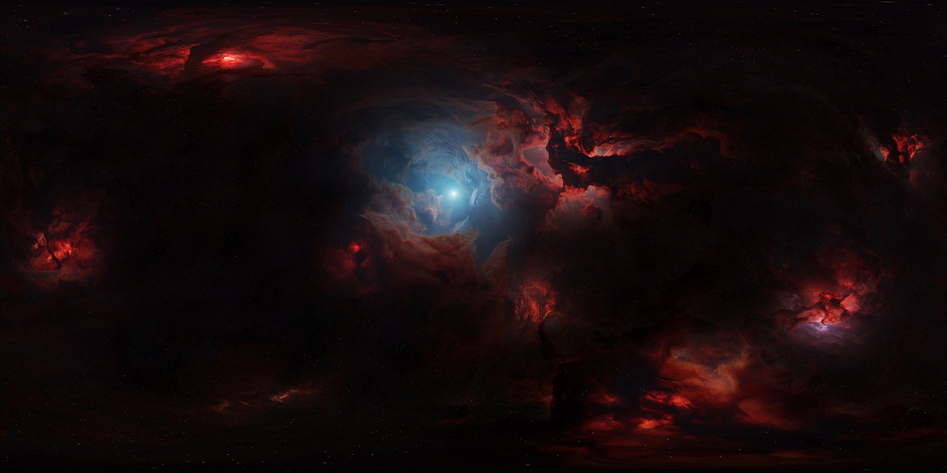 Download Sci Fi Nebula HD Wallpaper by Tim Barton | 3840x1920 ...