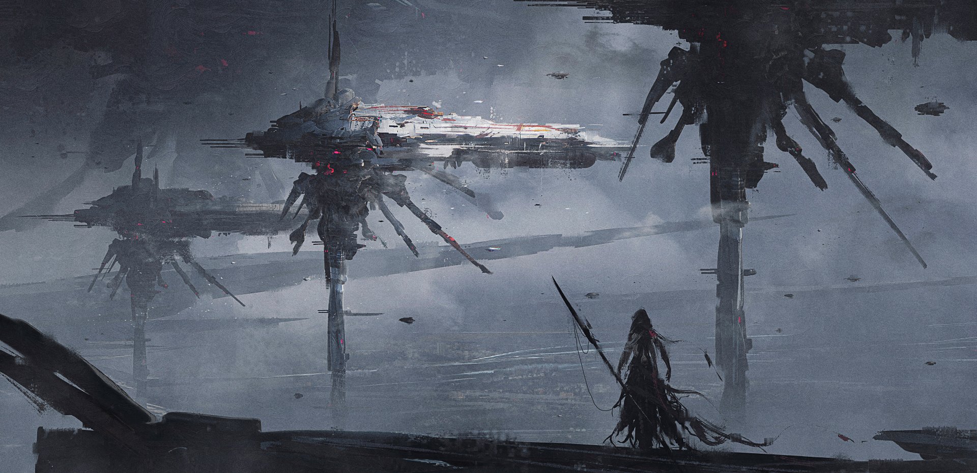 Download Sci Fi Warrior HD Wallpaper by luye liangshanzhonggong