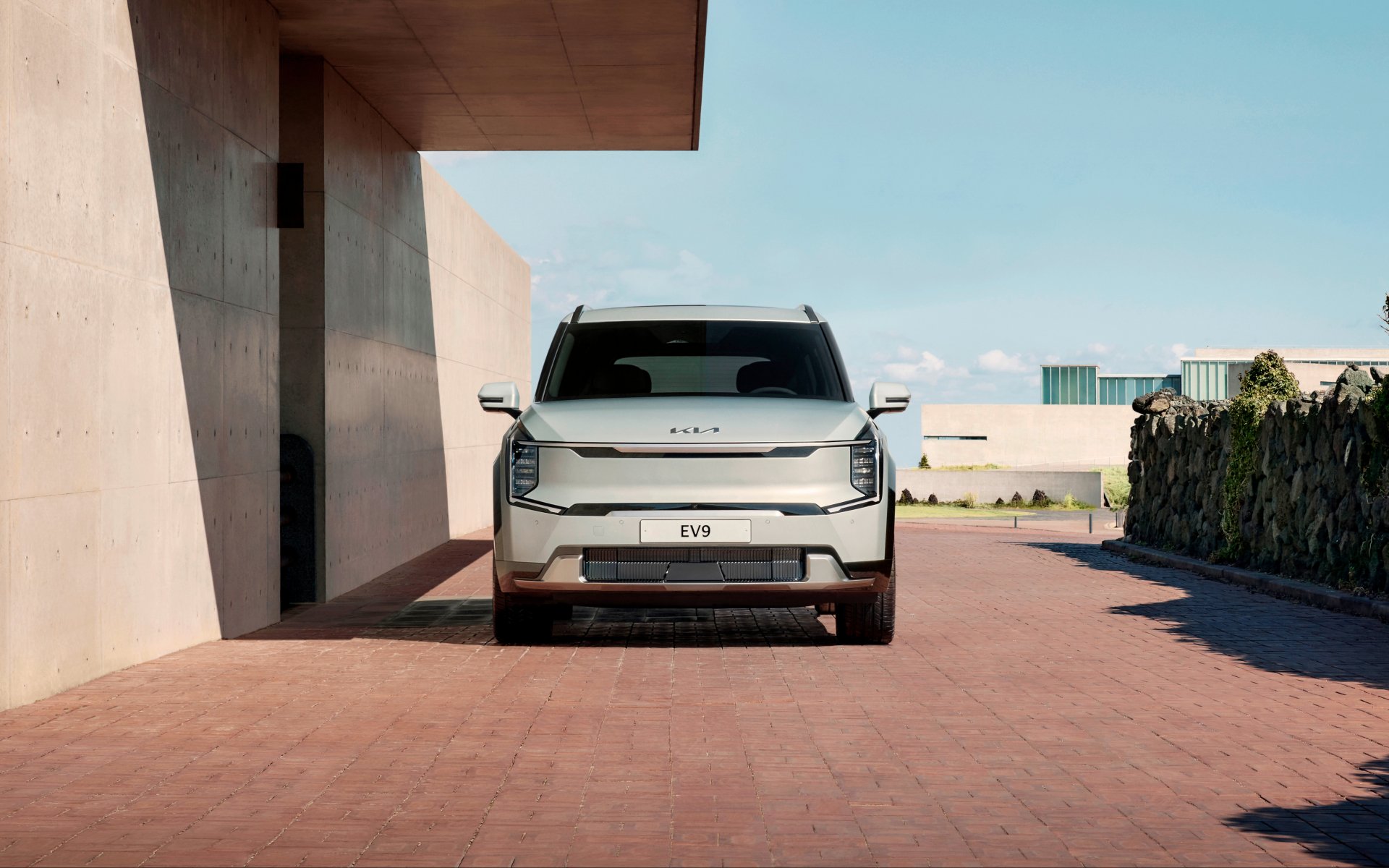 Download Vehicle Kia EV9 4k Ultra HD Wallpaper