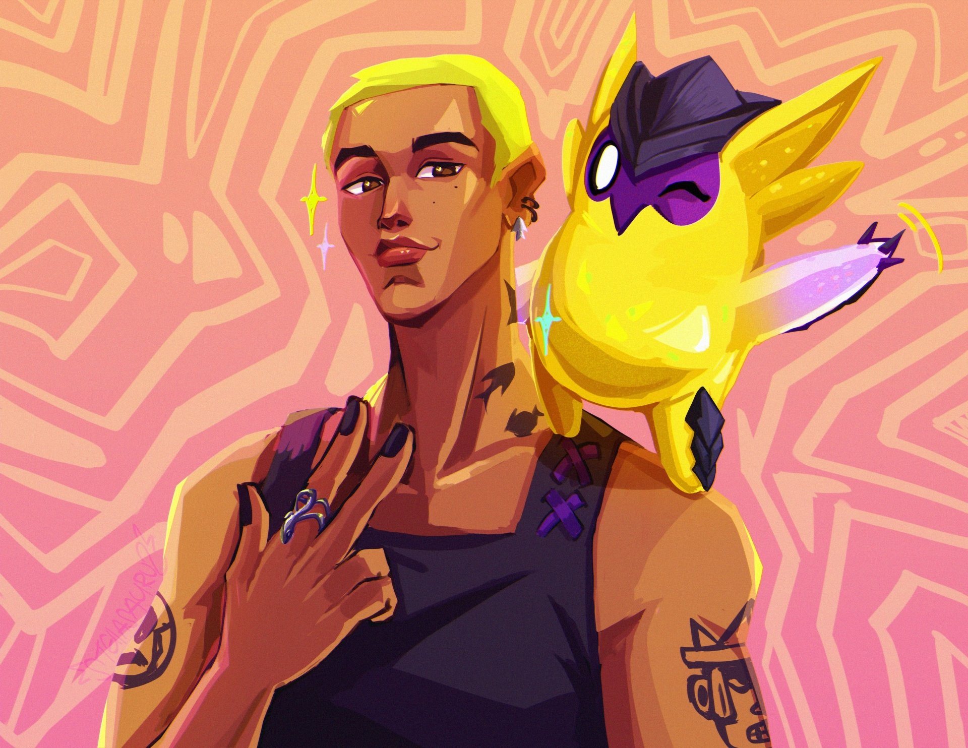 Download Gekko (Valorant) Video Game Valorant HD Wallpaper by steiiasaurus