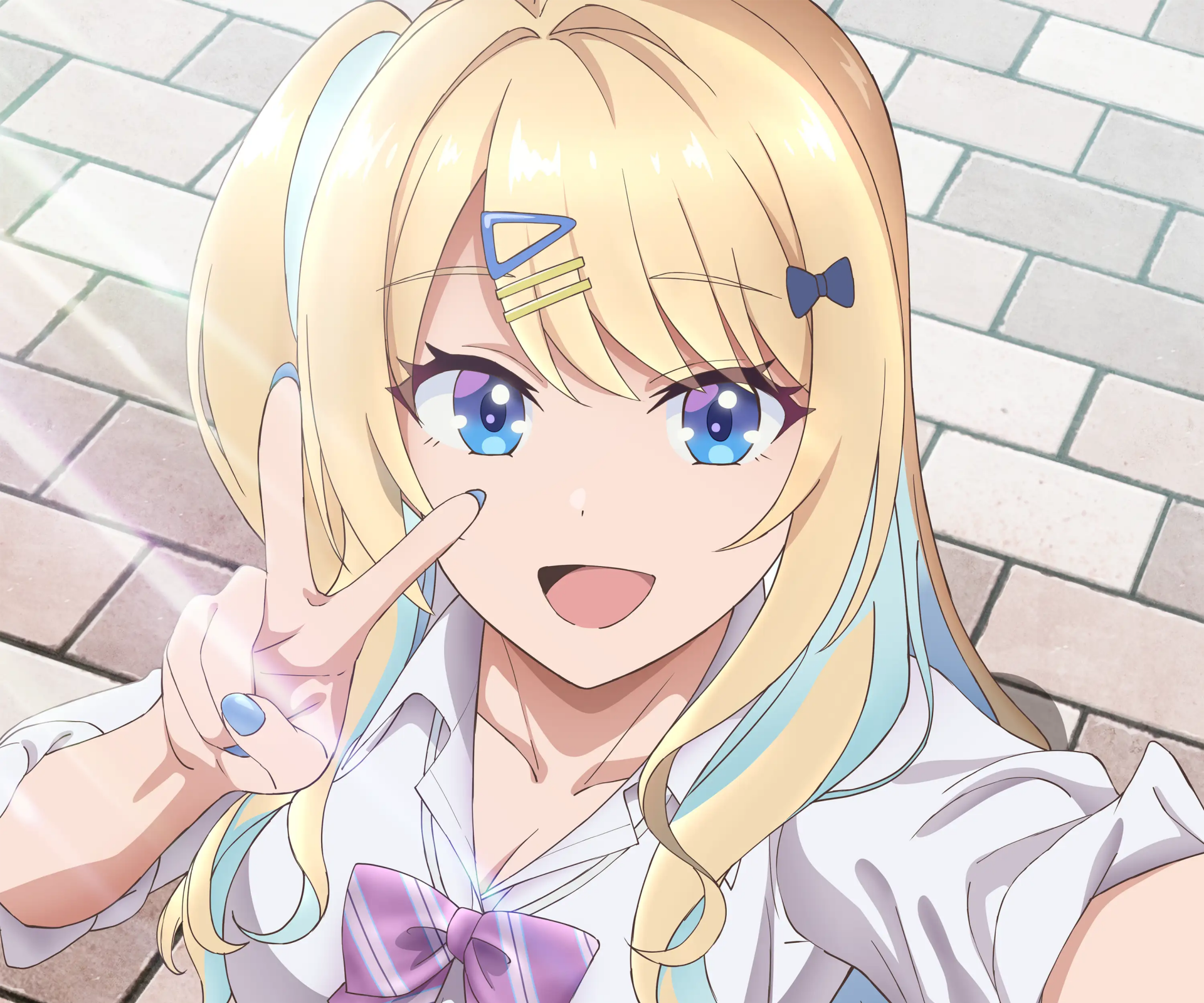 Download Runa Shirakawa Anime Our Dating Story: The Experienced You And The Inexperienced Me HD Wallpaper by magako