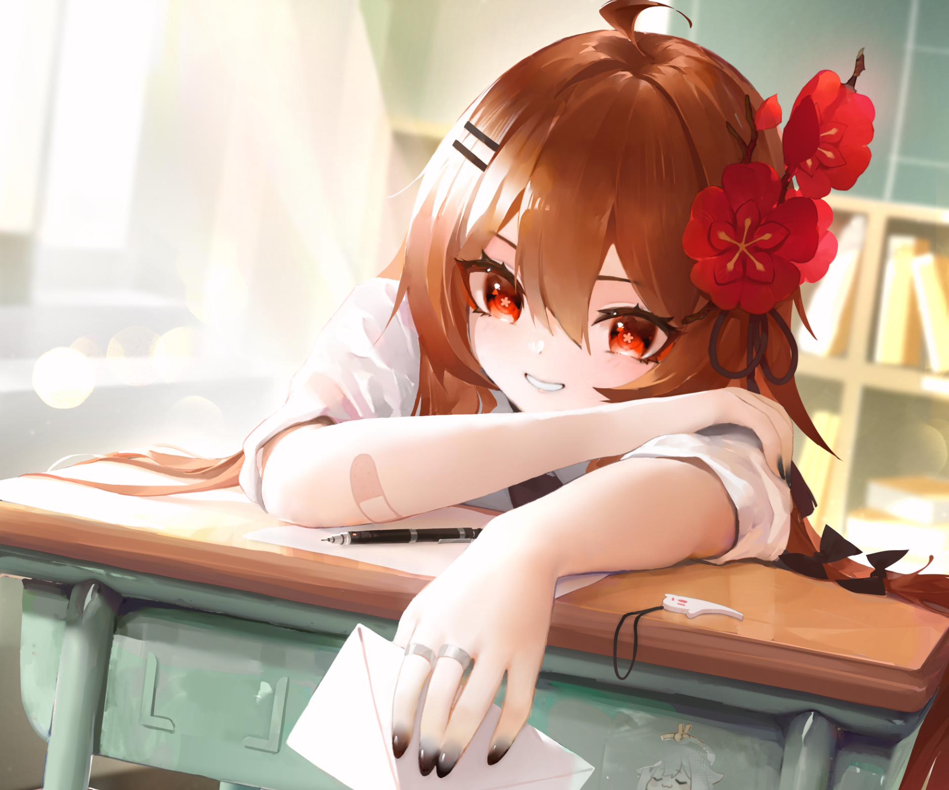 Download Hu Tao Video Game Genshin Impact HD Wallpaper by hotalubieee