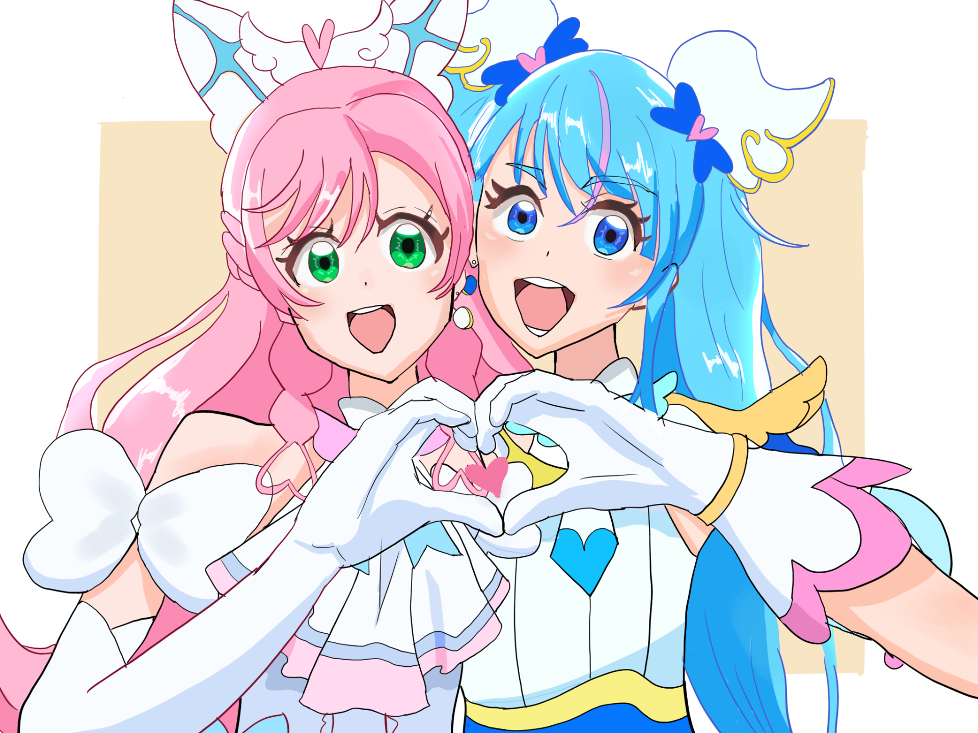 Download Sora Harewataru Nijigaoka Mashiro Cure Prism Anime Hirogaru Sky! Pretty Cure HD Wallpaper by rariri sakure