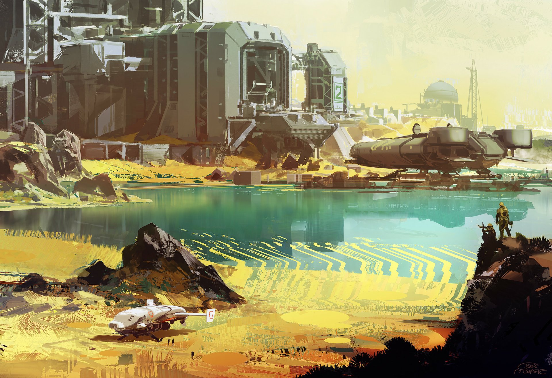 Download Sci Fi Futuristic HD Wallpaper by Sparth