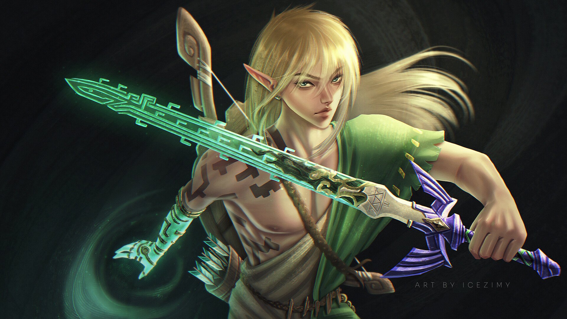 Download Link Video Game The Legend Of Zelda: Tears Of The Kingdom HD Wallpaper by icezimy