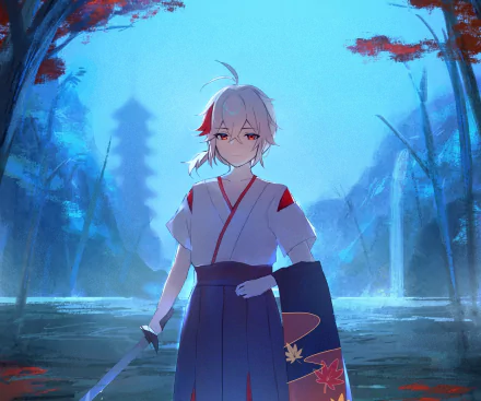  Kaedehara Kazuha by Aznasub