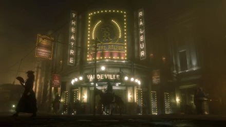  Red Dead Redemption 2 - Saint Denis theater at night