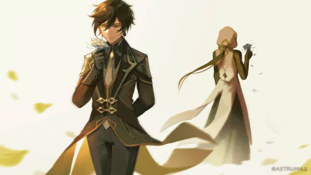Zhongli (Genshin Impact) video game Genshin Impact HD Desktop Wallpaper | Background Image