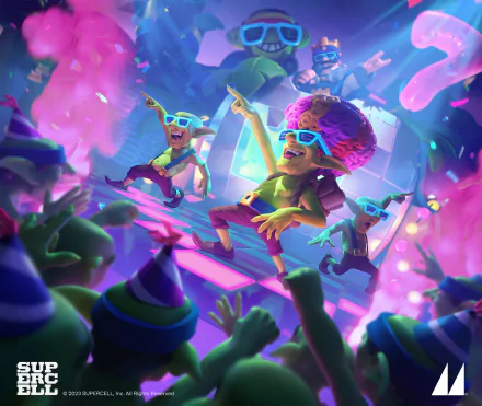  Clash Royale Key Art | Goblin Party