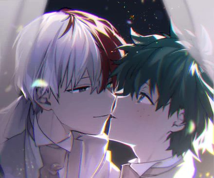  Izuku Midoriya &amp; Shoto Todoroki by Makuro