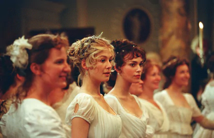 Keira Knightley Rosamund Pike movie Pride & Prejudice HD Desktop Wallpaper | Background Image