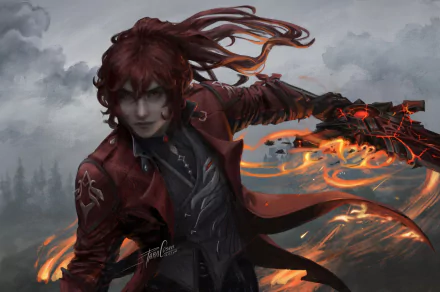  Diluc Ragnvindr by Anastasia Kaluzhnaya
