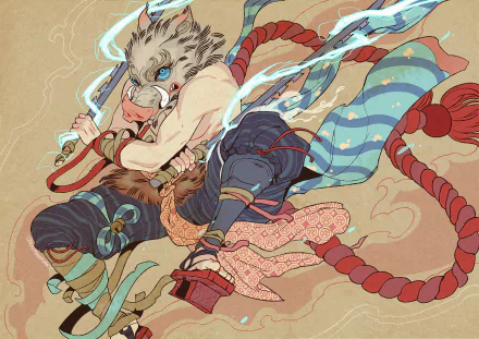  Inosuke Hashibira by Oskar Vega