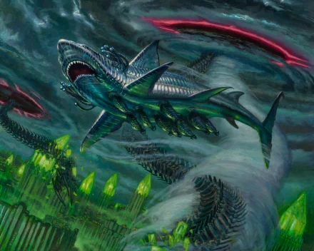  Chrome Host Seedshark by Donato Giancola
