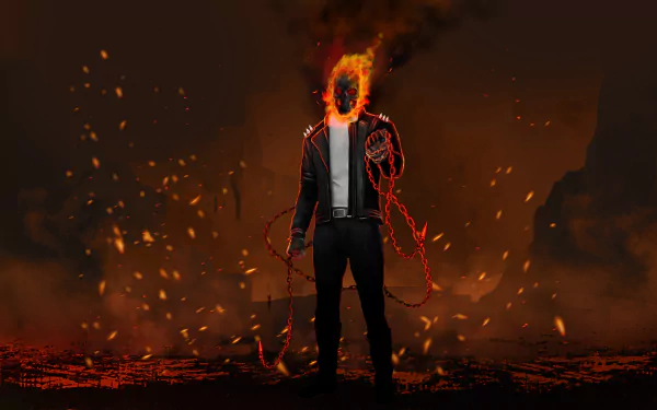 Comic Ghost Rider HD Desktop Wallpaper | Background Image