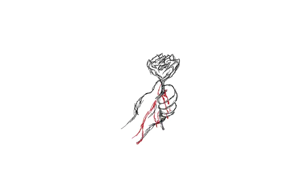 sad love artistic flower HD Desktop Wallpaper | Background Image