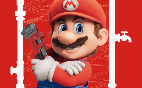 Mario movie Super Mario Bros. (2023) HD Desktop Wallpaper | Background Image
