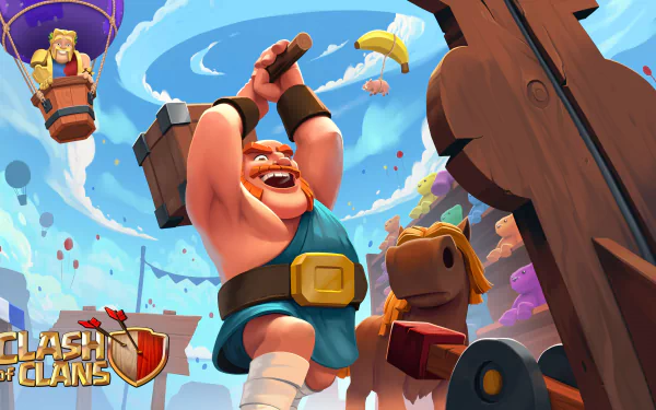 video game Clash of Clans HD Desktop Wallpaper | Background Image