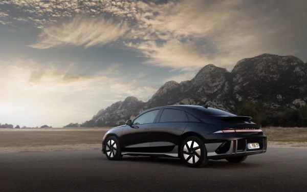 vehicle Hyundai IONIQ 6 HD Desktop Wallpaper | Background Image