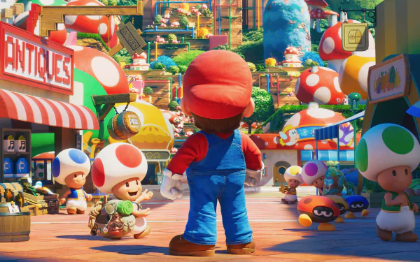 Toad (Mario) Mario movie Super Mario Bros. (2023) HD Desktop Wallpaper | Background Image