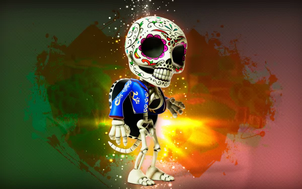  Mariachi Skull