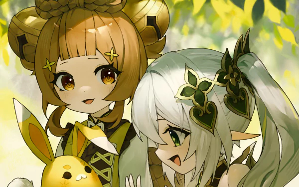  Nahida &amp; Yaoyao by Juffles