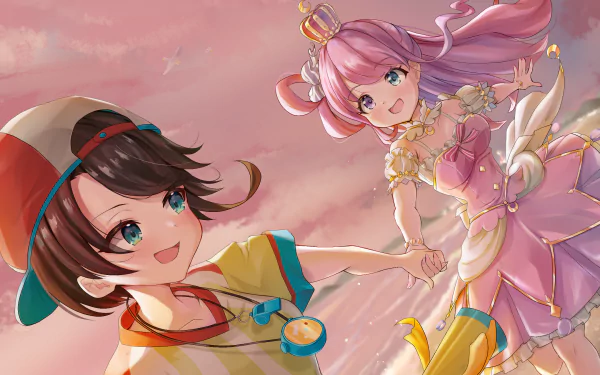  Himemori Luna &amp; Oozora Subaru by kairono3jou