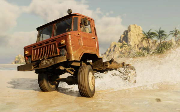 video game Dakar Desert Rally HD Desktop Wallpaper | Background Image