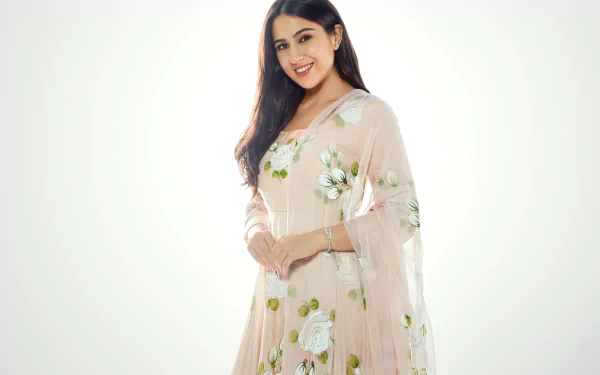 Celebrity Sara Ali Khan HD Desktop Wallpaper | Background Image