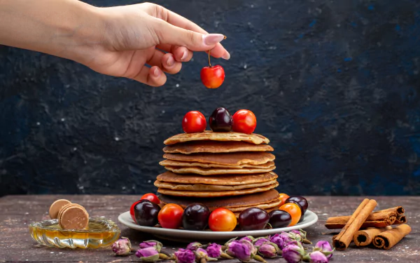 food pancake HD Desktop Wallpaper | Background Image