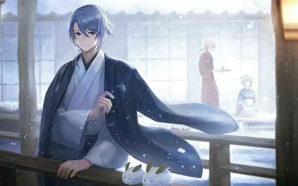 Kamisato Ayato video game Genshin Impact HD Desktop Wallpaper | Background Image