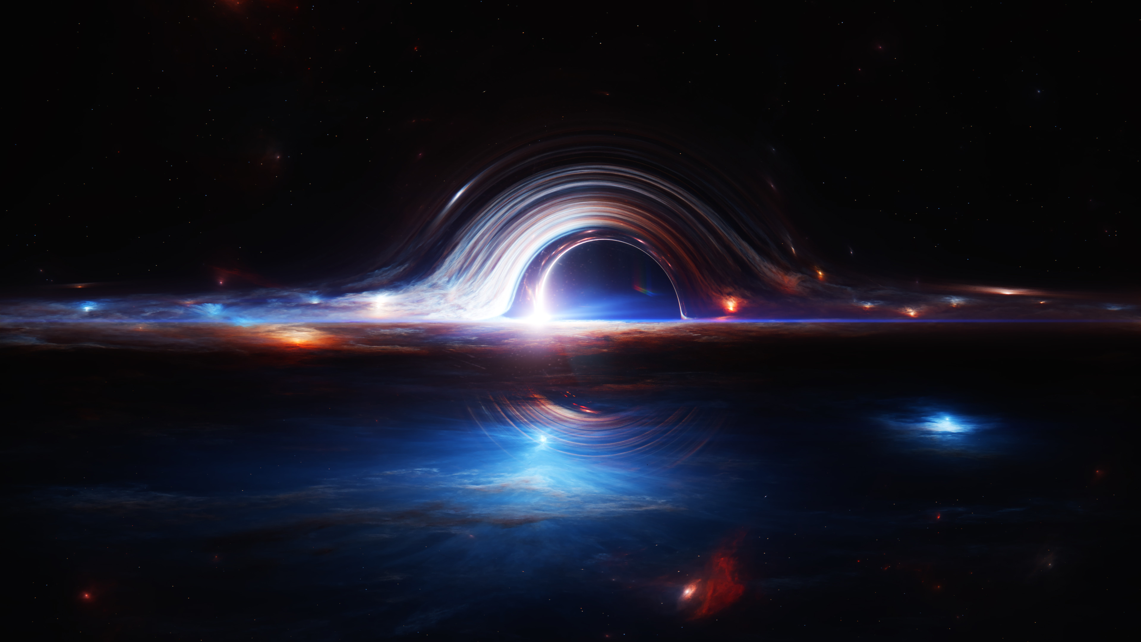 Black Hole In Space Wallpaper