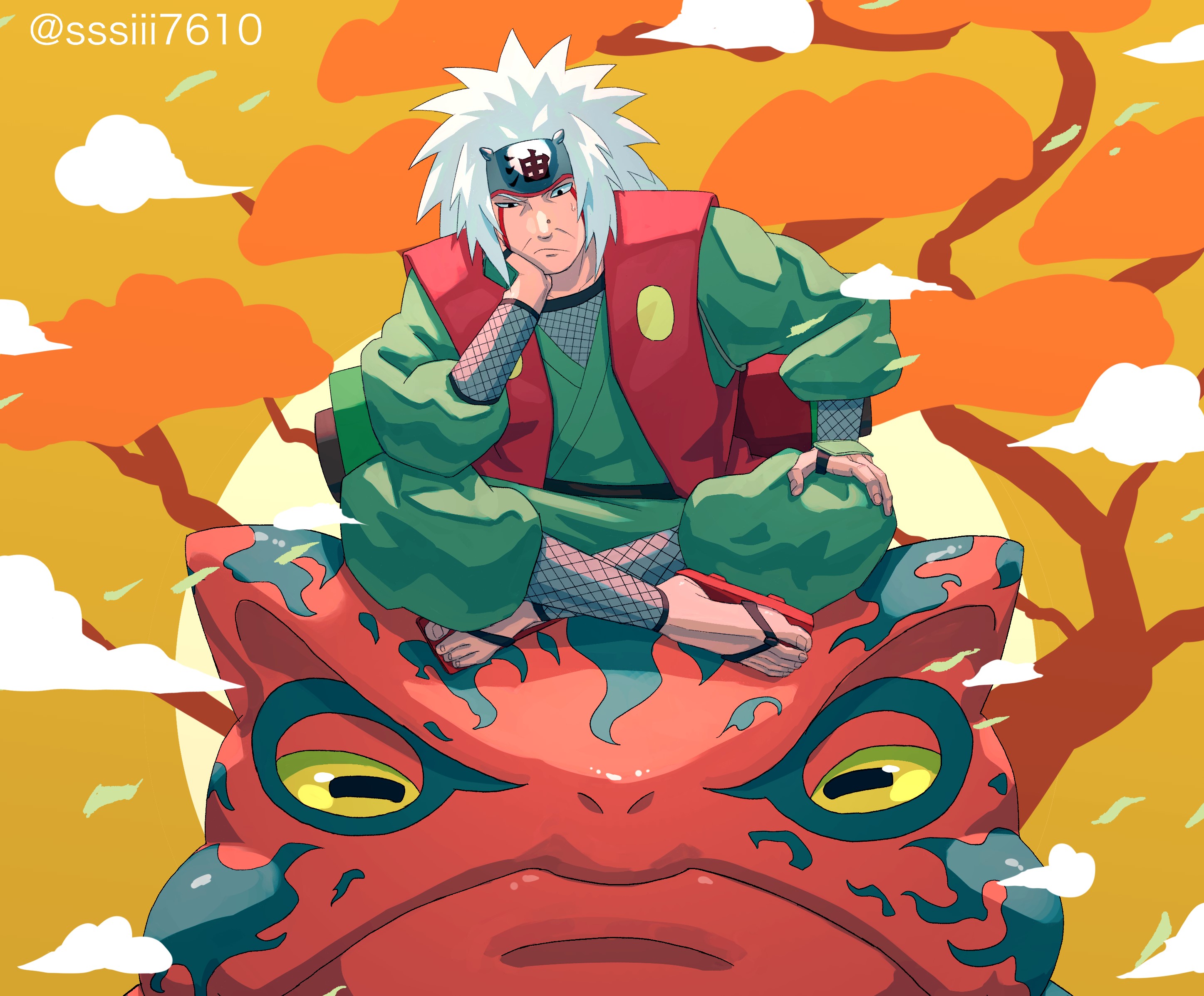 Download Jiraiya Walking With Naruto Mobile 4K Wallpaper  Wallpaperscom