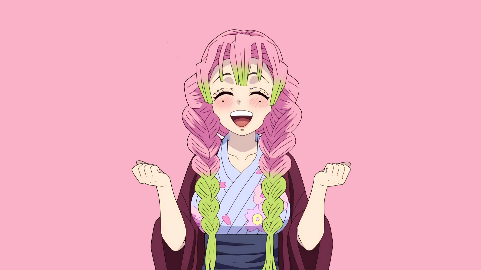 Mitsuri Kanroji 4K Ultra HD Wallpaper Demon Slayer 6942x3905 